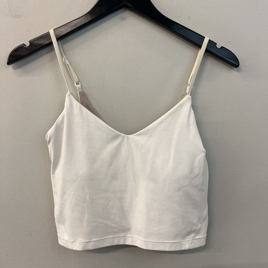 Lululemon White Cropped Athletic Tank Top 6