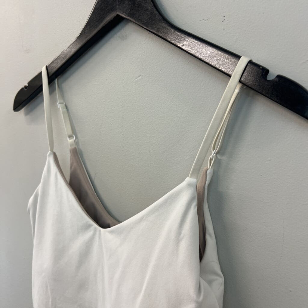 Lululemon White Cropped Athletic Tank Top 6