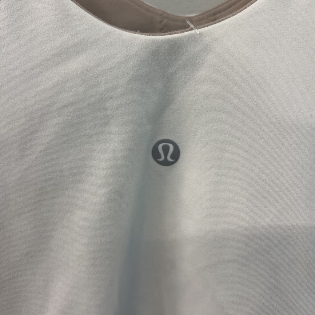 Lululemon White Cropped Athletic Tank Top 6