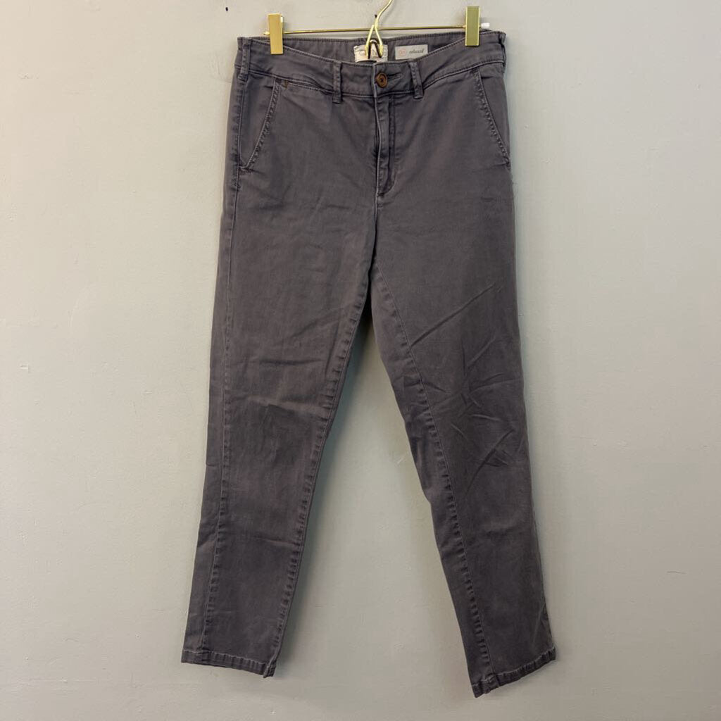 Chino by Anthropologie Grey Relaxed Fit Pants 27