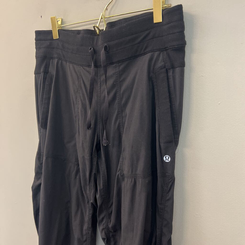 Lululemon Black Striped Dance Studio Pants Small