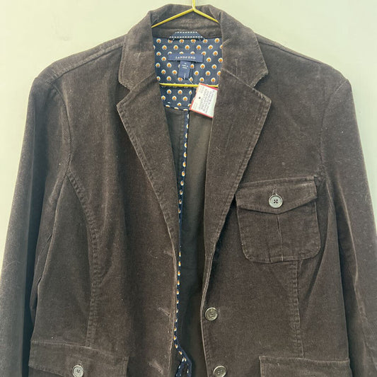 Lands End Brown Corduroy Jacket 14