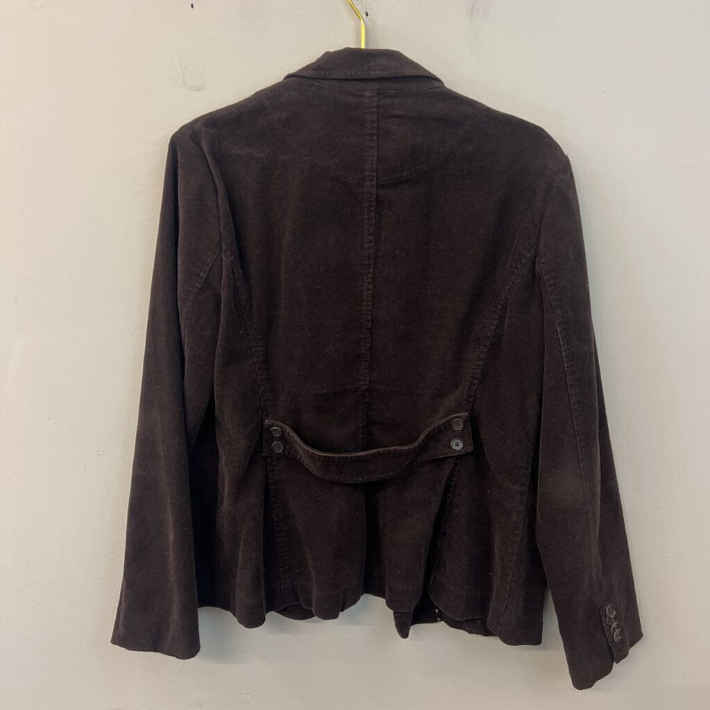 Lands End Brown Corduroy Jacket 14