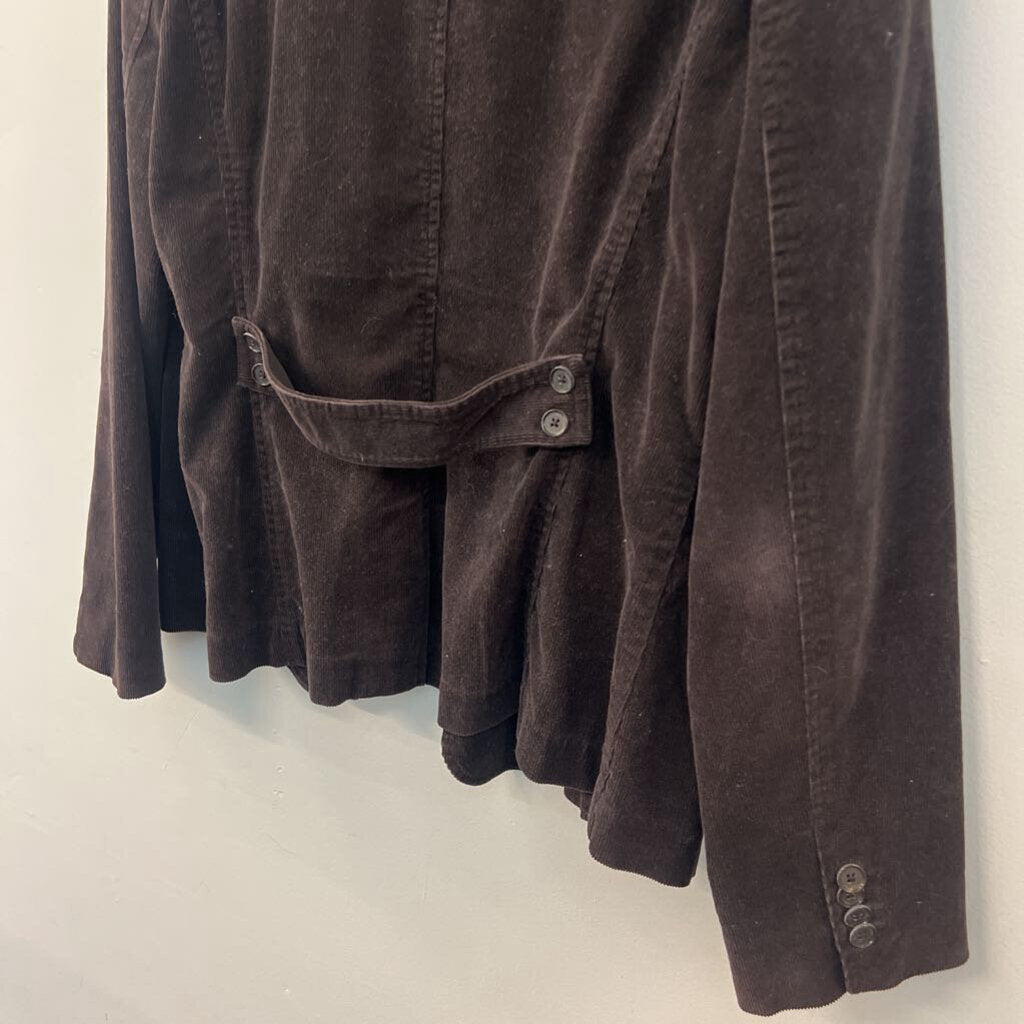 Lands End Brown Corduroy Jacket 14