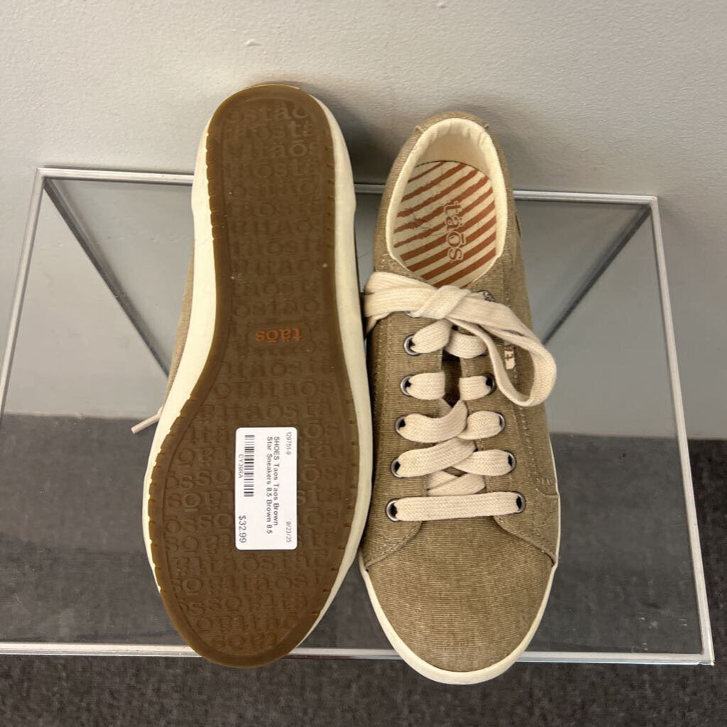 Taos Brown Star Sneakers 8.5