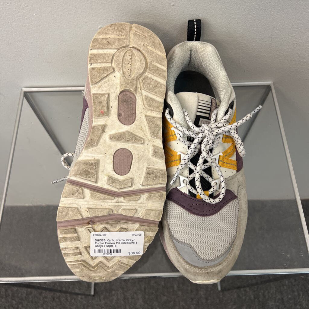 Karhu Grey/ Purple Fusion 2.0 Sneakers 6