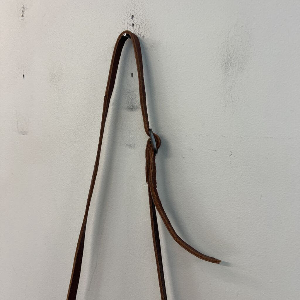 American Darling Brown Leather/ Animal Hair Crossbody Purse
