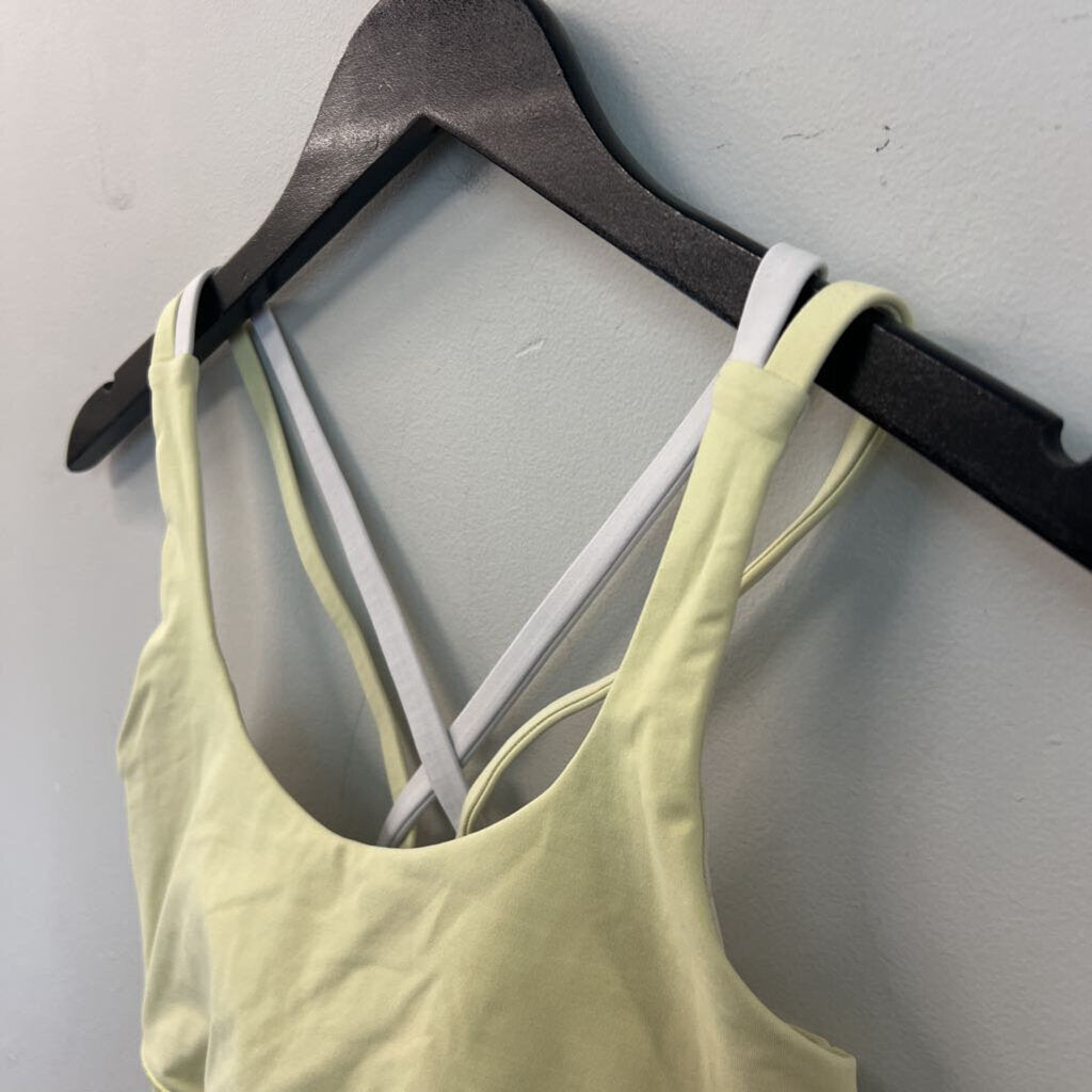 Lululemon Green Strappy Back Sports Bra 8