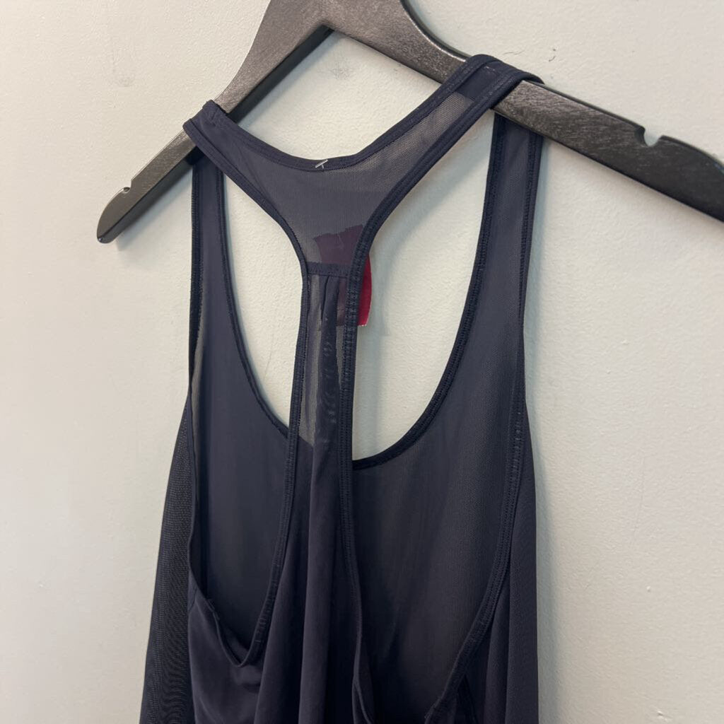 Lululemon Navy Sheer Mesh Tank Top Medium