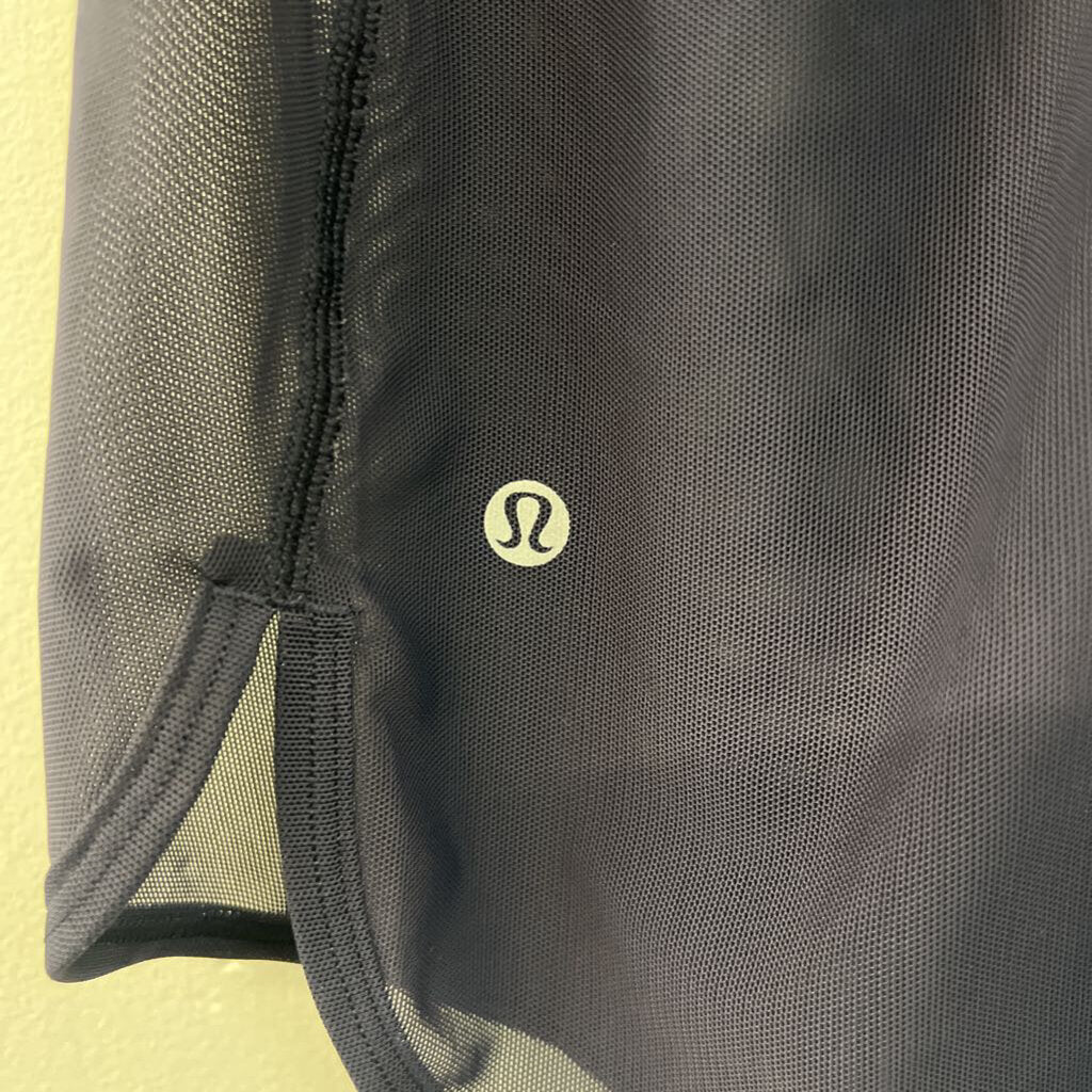 Lululemon Navy Sheer Mesh Tank Top Medium