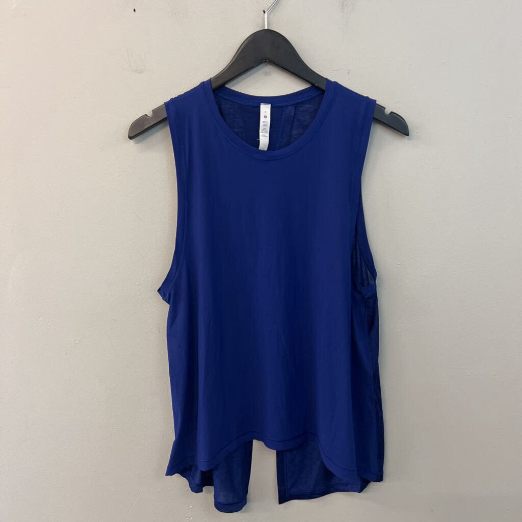 Lululemon Royal Blue Split Back Tank Top 8