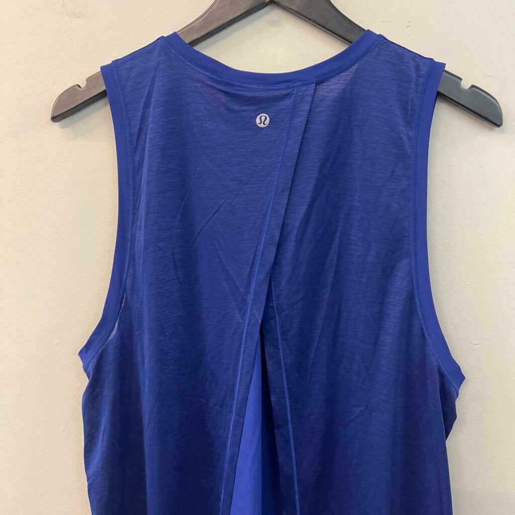 Lululemon Royal Blue Split Back Tank Top 8