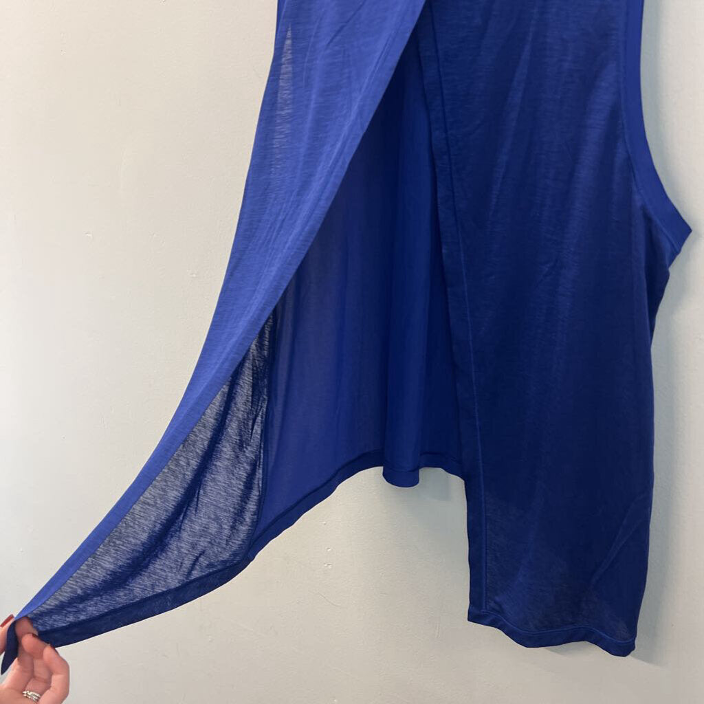 Lululemon Royal Blue Split Back Tank Top 8