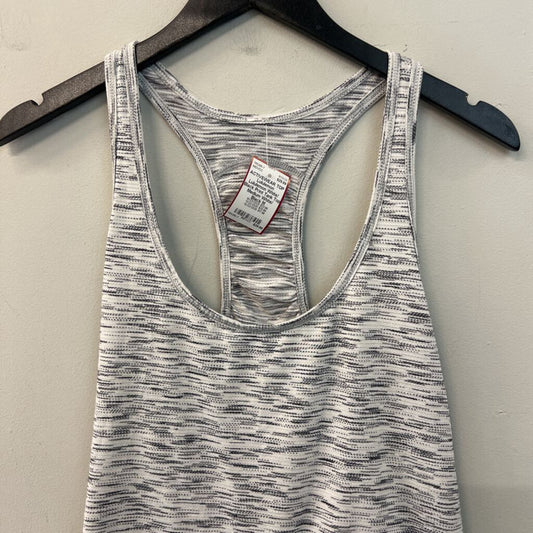 Lululemon White/ Black Print Tank Top Medium