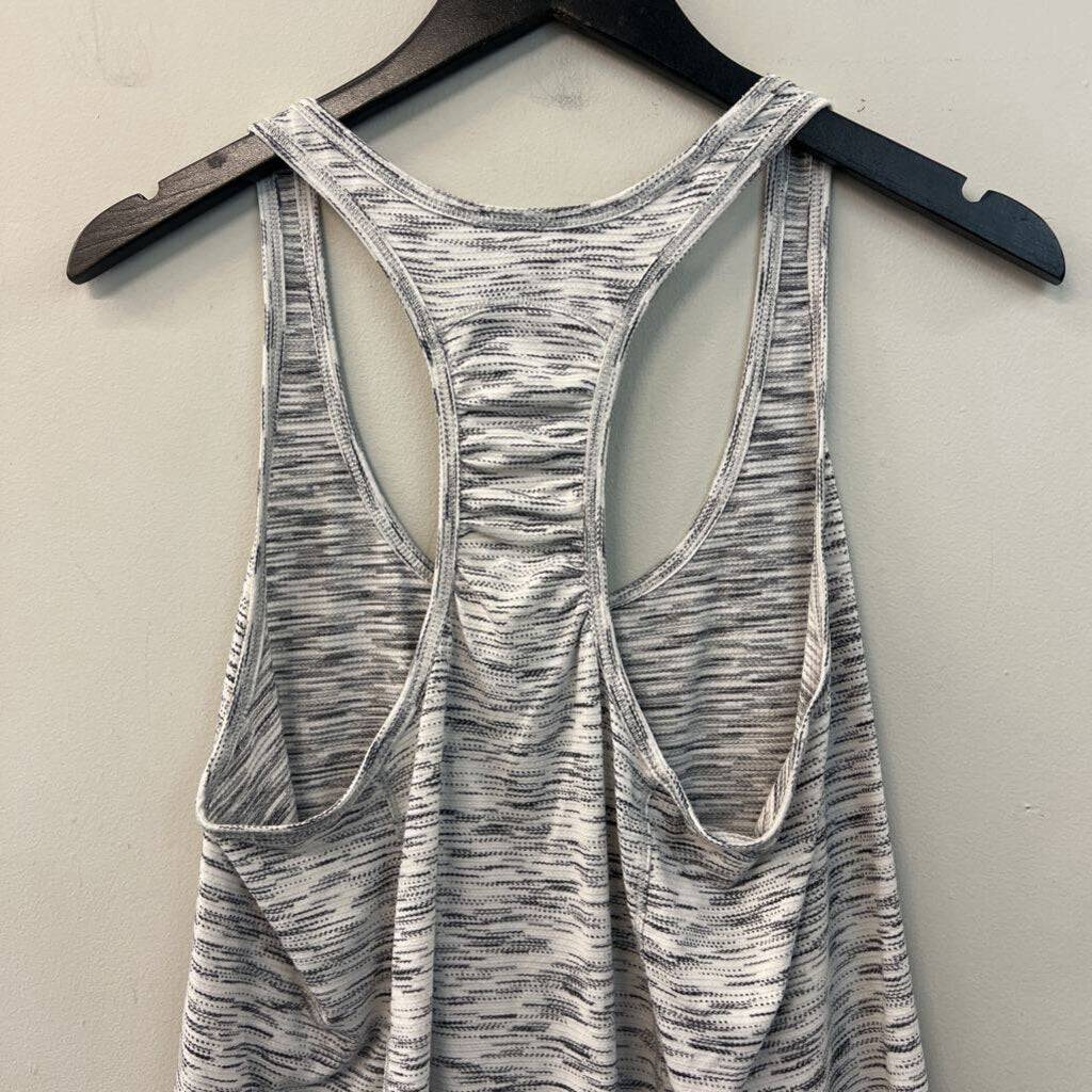 Lululemon White/ Black Print Tank Top Medium