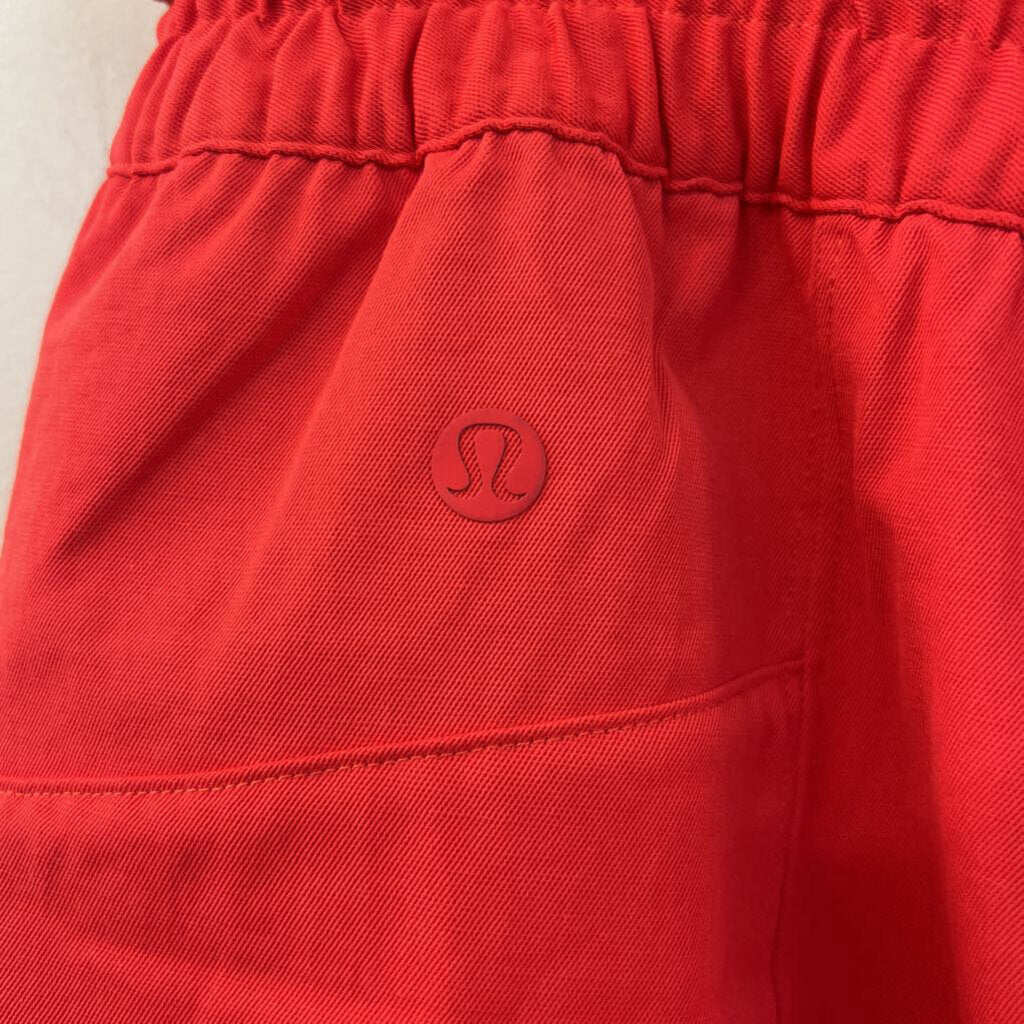 Lululemon Red High Rise Trip Taker Skirt 10