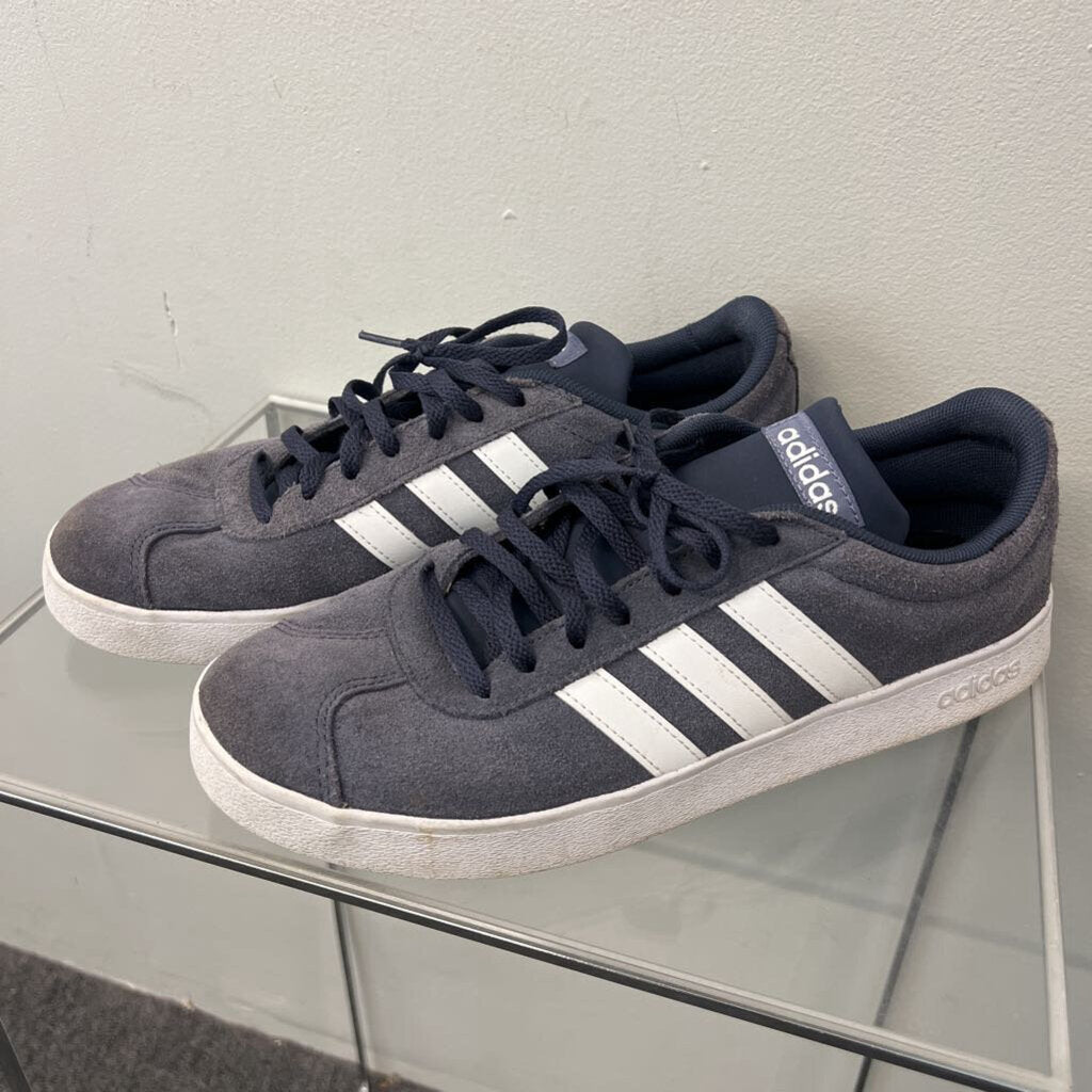 Adidas Blue Suede VL Court 3.0 Sneakers 10