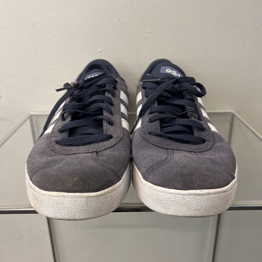 Adidas Blue Suede VL Court 3.0 Sneakers 10