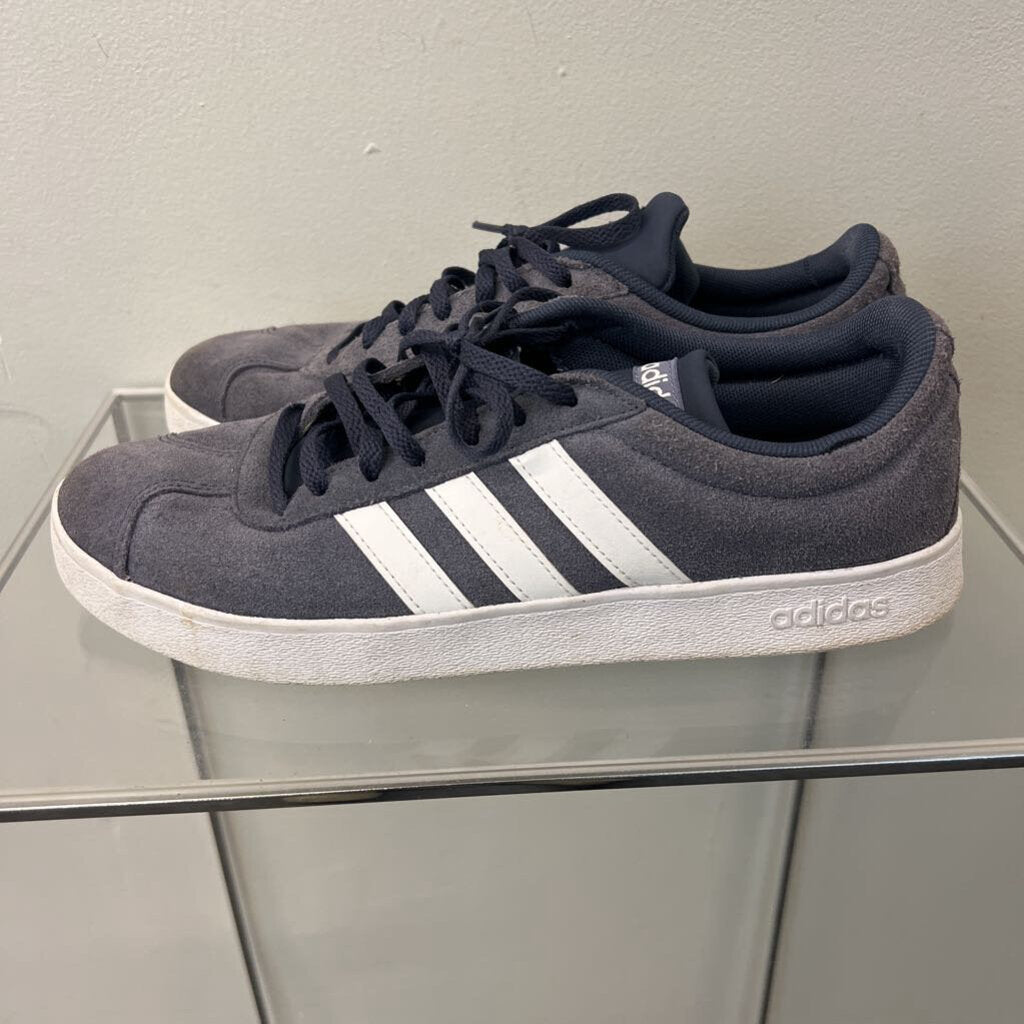 Adidas Blue Suede VL Court 3.0 Sneakers 10