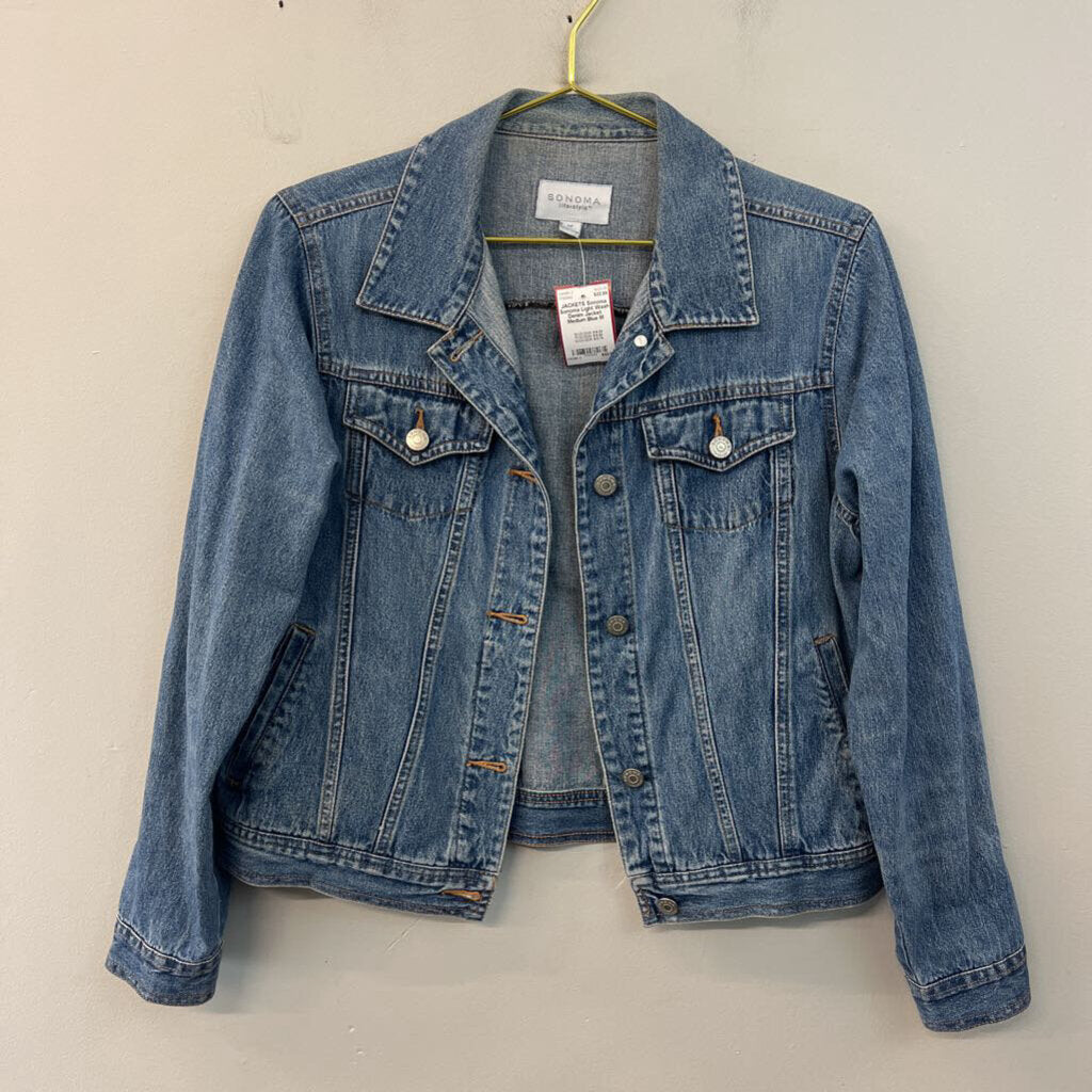 Sonoma Light Wash Denim Jacket Medium