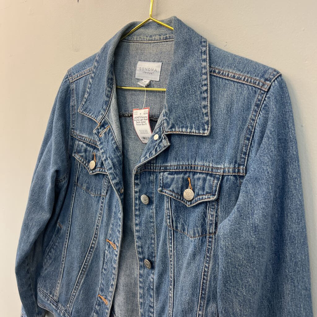 Sonoma Light Wash Denim Jacket Medium
