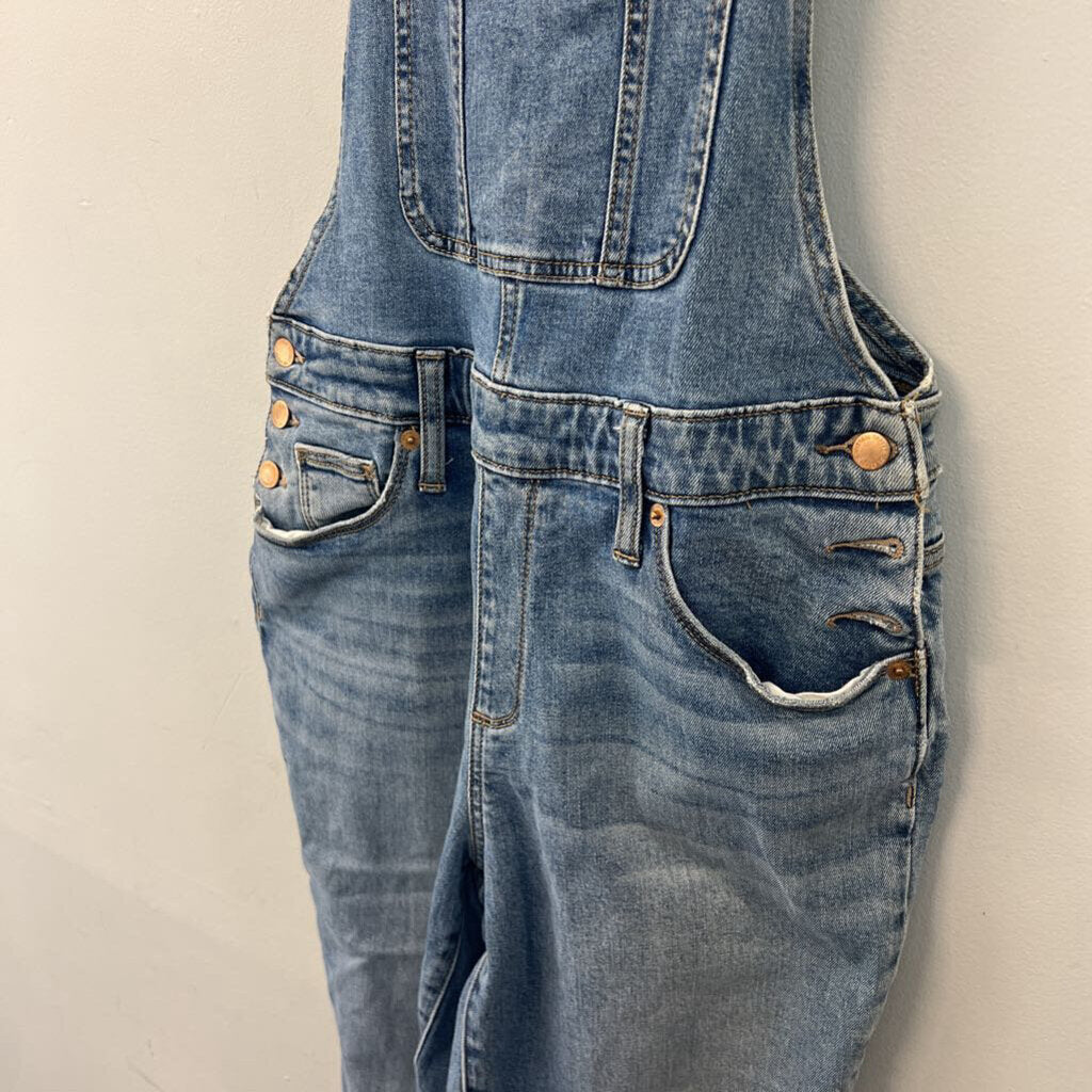 Light Wash Denim Overalls 6