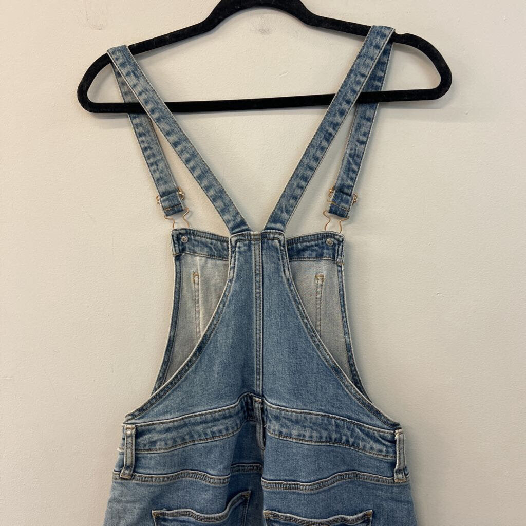 Light Wash Denim Overalls 6