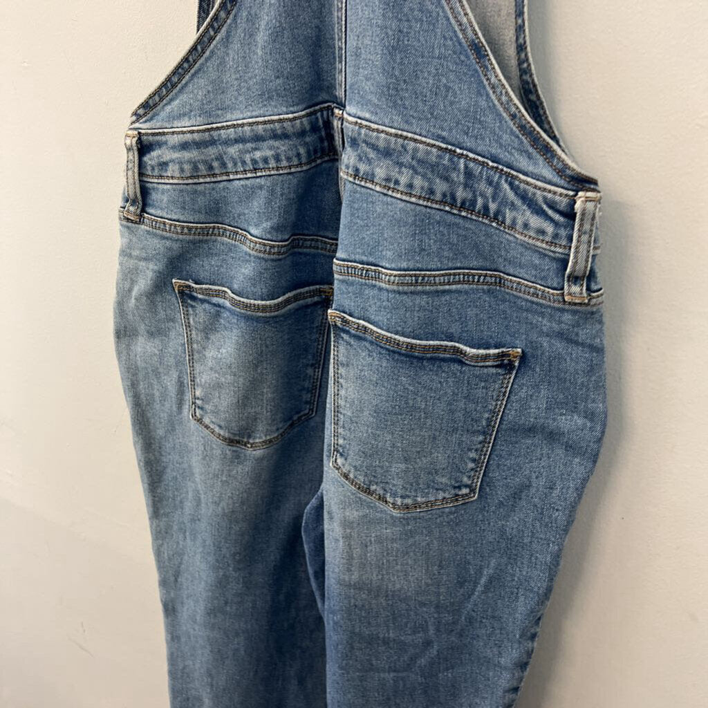 Light Wash Denim Overalls 6