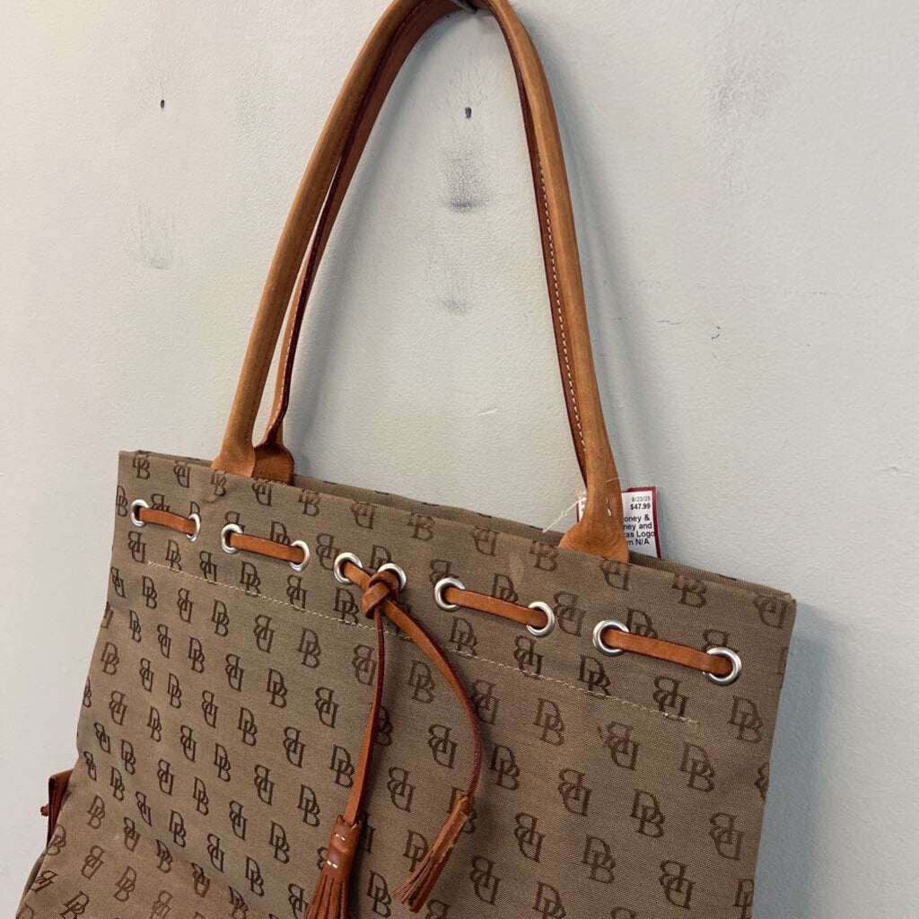 Dooney and Bourke Canvas Logo Purse