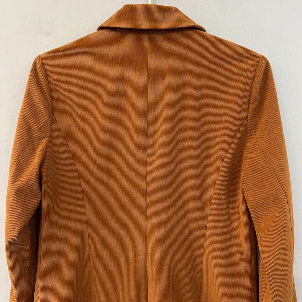 Avec Les Filles Brown Corduroy Blazer Jacket Small