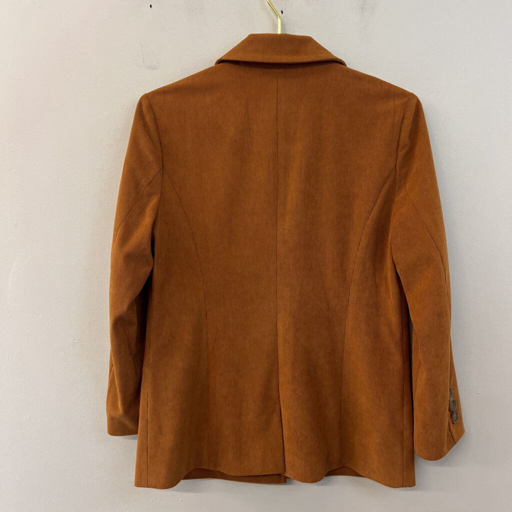 Avec Les Filles Brown Corduroy Blazer Jacket Small