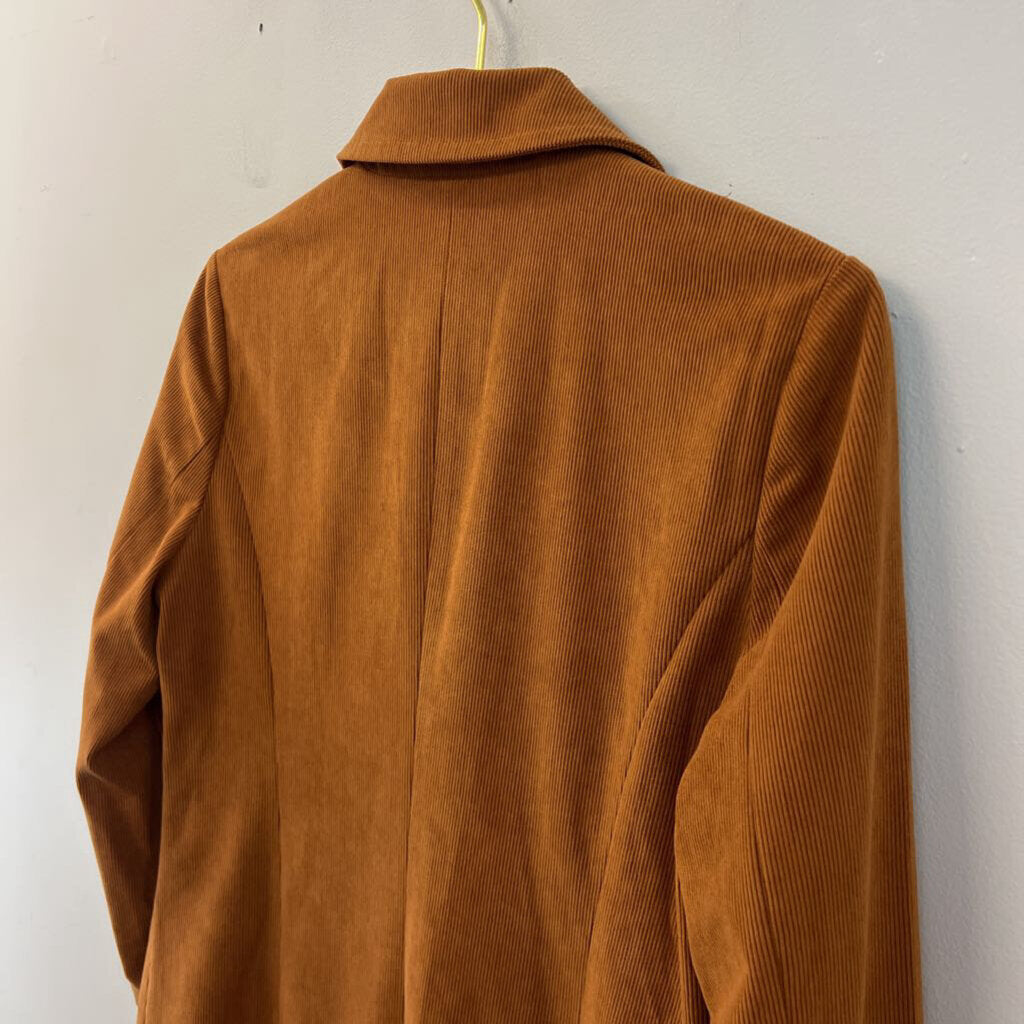 Avec Les Filles Brown Corduroy Blazer Jacket Small