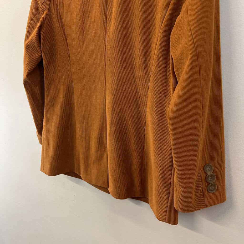 Avec Les Filles Brown Corduroy Blazer Jacket Small