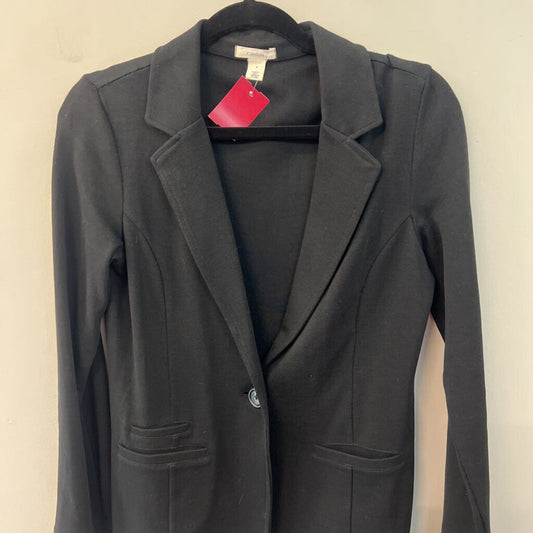 Caslon Black 100% Cotton Blazer Jacket Small