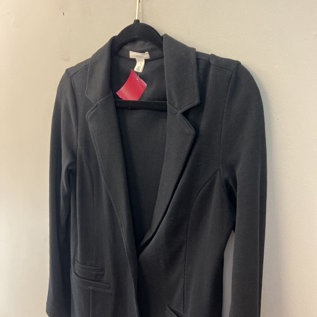 Caslon Black 100% Cotton Blazer Jacket Small