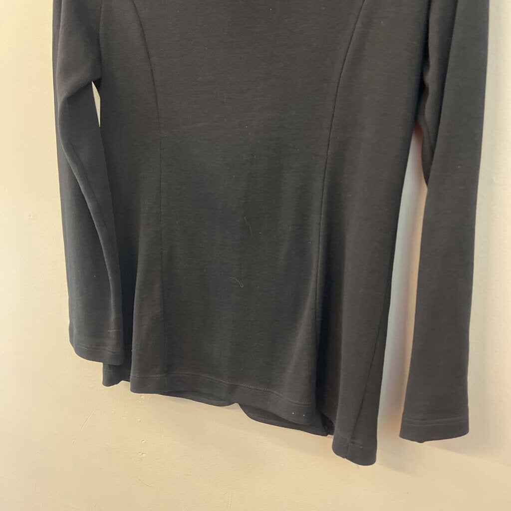 Caslon Black 100% Cotton Blazer Jacket Small