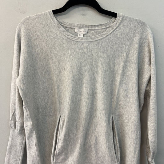 Garnet Hill Grey Long Sleeve Knit Top Extra Small