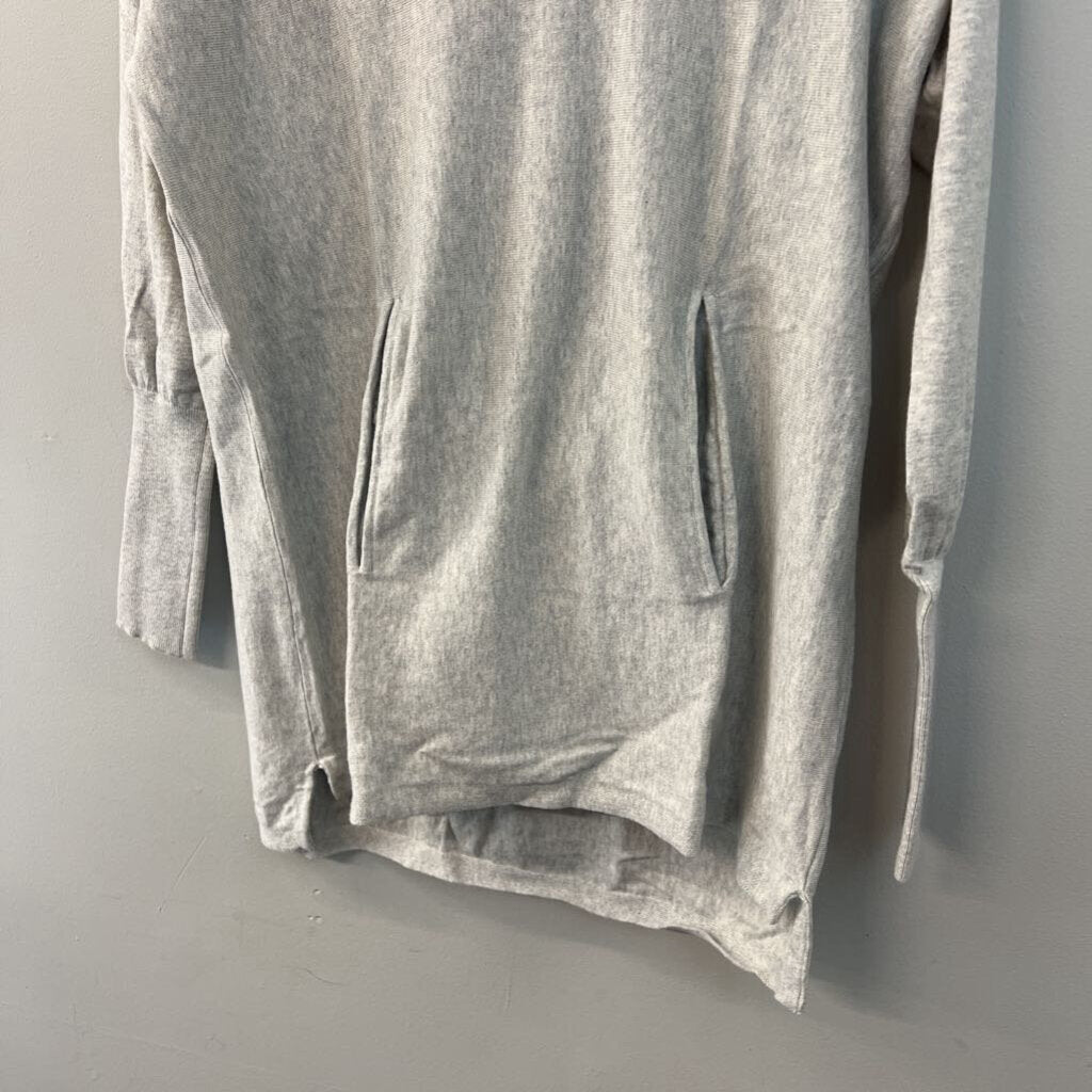 Garnet Hill Grey Long Sleeve Knit Top Extra Small