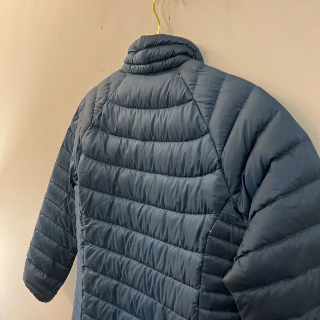 Eddie Bauer Teal Quilted Puffer Jacket Small Petite