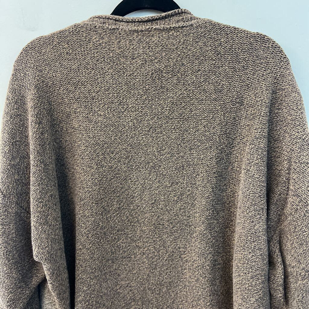 Vintage St Johns Bay Brown Checkered Knit Sweater Extra Large
