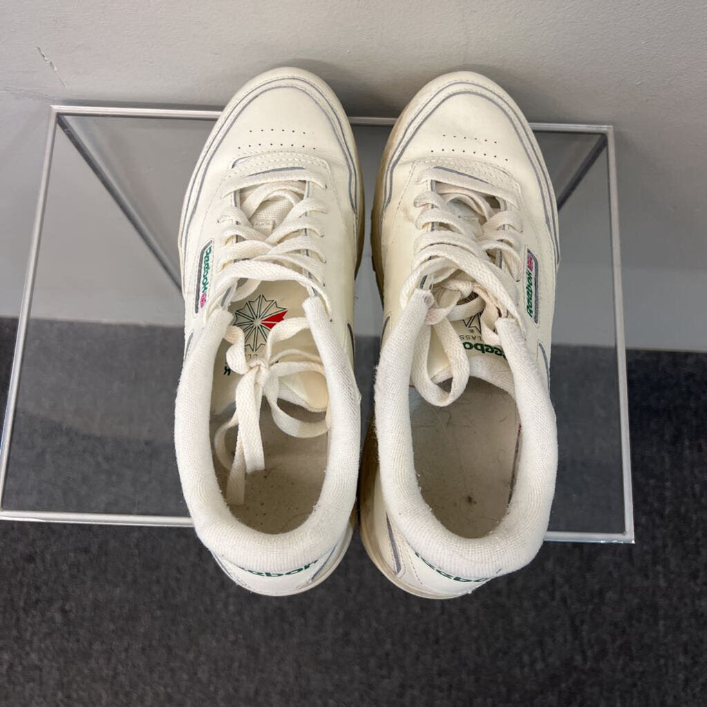 Reebok White Club C Platform Sneakers 9.5