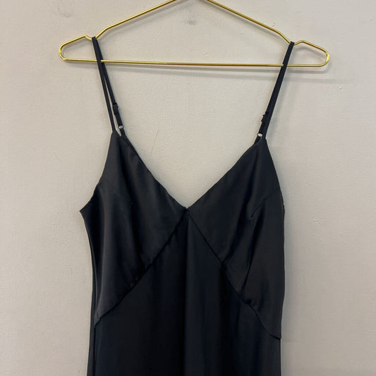 A New Day Black Silky Maxi Dress Medium