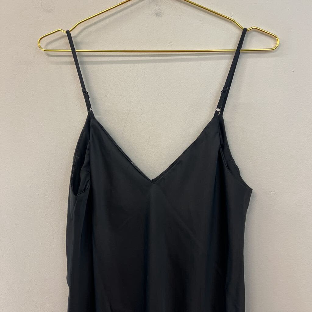 A New Day Black Silky Maxi Dress Medium