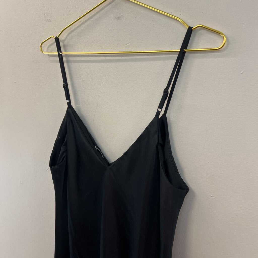 A New Day Black Silky Maxi Dress Medium