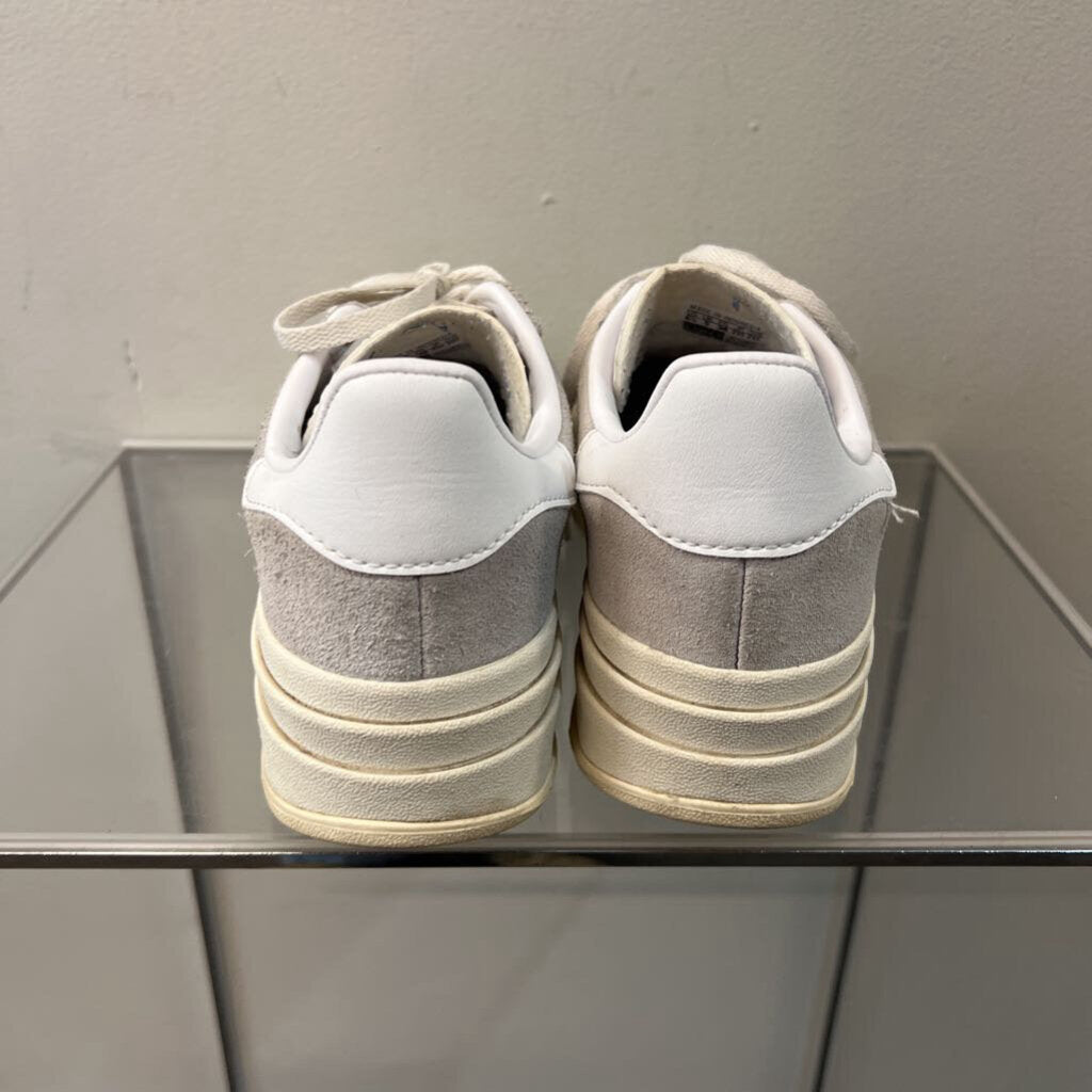 Adidas Grey Suede Gazelle Bold Sneakers 6.5