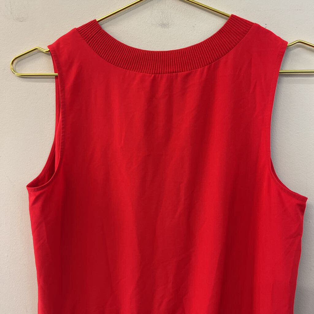 Athleta Red Cropped Tank Top Extra Small