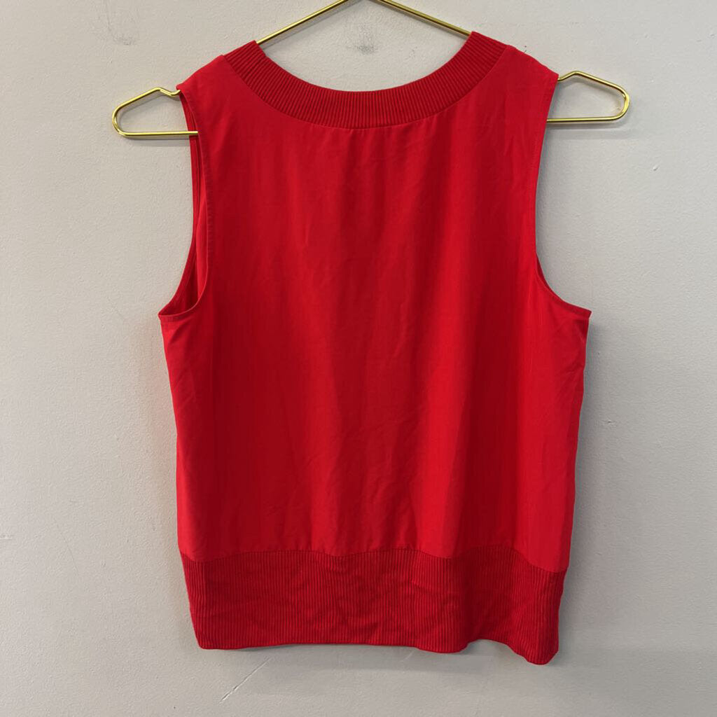 Athleta Red Cropped Tank Top Extra Small