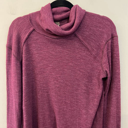 We The Free Purple Knit Long Sleeve Turtleneck Sweater Medium