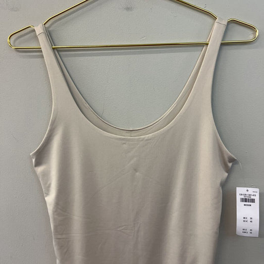 Abercrombie and Fitch Beige Fitted Tank Bodysuit Medium