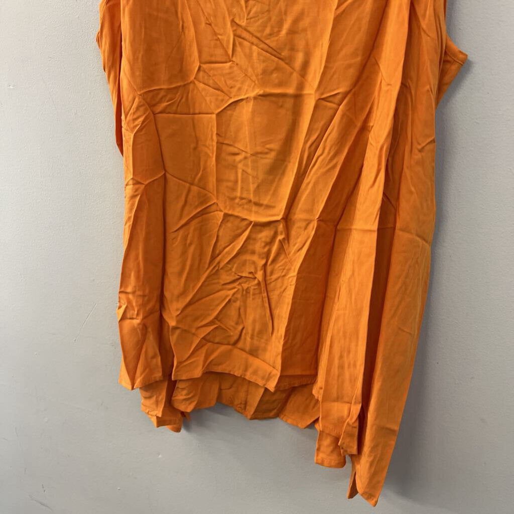 Mat Orange Tank Top Large